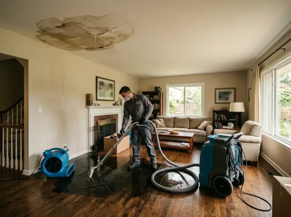 attic-pipe-burst-ceiling-drip-008 — frequently asked questions, Water Damage Restoration & Carpet Care in Fort Drum, NY